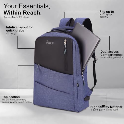 Image of IRMAO Large Capacity Classic Fashion Multi Functional Business Backpack Durable Daily Waterproof Travel Laptop Backpack (RE VERSE)