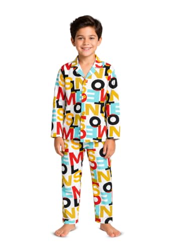 Image of 3BROS Kid's Pure Cotton Full Sleeves Night Suit /Dress for Boys /Girls Full Pajama & Top Sleep Suit Combo Set