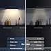 MCGOR 14.7inch Under Cabinet Lighting, 2 Pack Rechargeable Motion Sensor Light Indoor, 5 Levels Dimmable Magnetic Closet Lights, Wireless Under Counter Lights for Kitchen, Stairs,Hallway