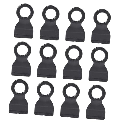 Ciieeo 30pcs Black Plastic Fixed Rings Sewing O-Shaped Corner Fixing Rings for Tent Edges Outdoor Camping Tent Accessories