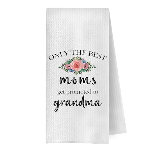 Grandma Decorative Waffle Weave Dish Towel