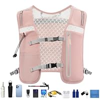 Gilet Hydratation 4L – Nylon Étanche, Bretelles Réglables, Réfléchissant, Poche Téléphone, Pour Trail Et Running