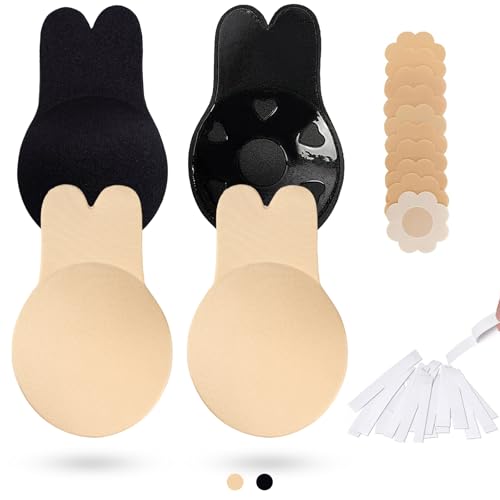Soutien-gorge adhésif push-up avec effet galbant naturel et maintien invisible