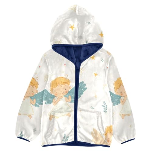 Little Angel Girls Fleece Jacket Girls Fall Jacket Girls Zip Up Hoodie Girls Sherpa Jacket 2-10T