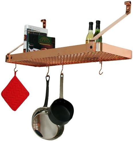 Enclume Deep Bookshelf Premier Wall Rack, Copper