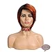 Produktbild Perücke Frauen Perücken wigs Kurze Echthaarperücken Remy Brasilianische Bobo Perücken Für Frauen Perücken Günstige Perücken Schwarz Freitag Weihnachtsgeschenke