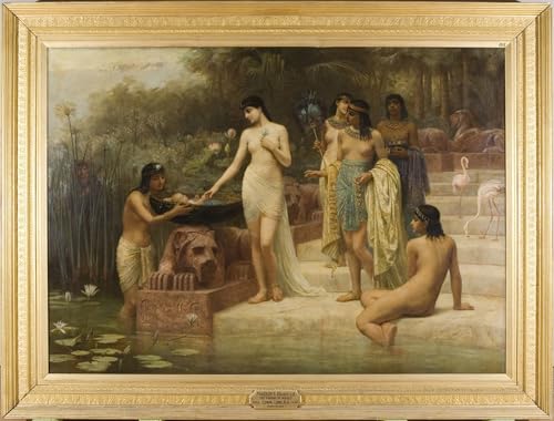 Affiche de Arts La fille de Pharaon Edwin Longsden Long Poster Toile Décoration