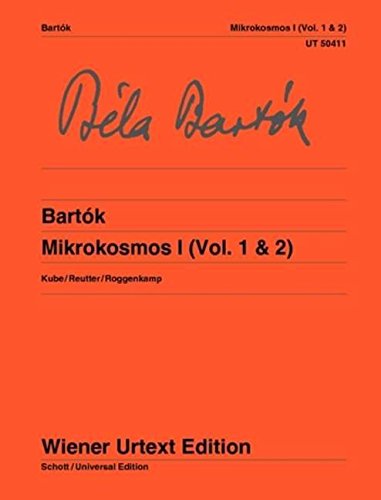Mikrokosmos I (Vol. 1 & 2) - Edited from the sources by Michael Kube and Jochen Reutter - piano - sheet music - (UT 50411)