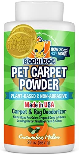 Bodhi Dog Natural Dog Odor Carpet Powder | Dry Pet Smell Eliminator | Remove Urine Smells | Plant Based and Biodegradable Room Powder | Loosens Fur and Dirt (Pack of 1) Bodhi Dog Natural Dog Odor Carpet Powder | Dry Pet Smell Eliminator | Remove Urine Smells | Plant Based and Biodegradable Room Powder | Loosens Fur and Dirt (Pack of 1)