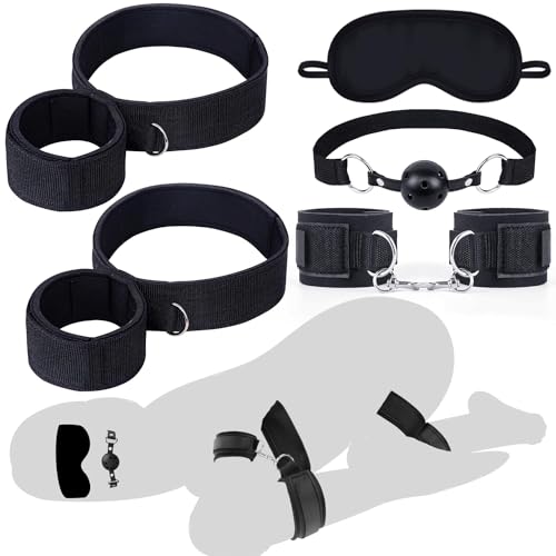 BDSM Bondage Restraints Couples Sex Toys, Sex Toys Wrist to Thigh...