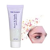 💛【Glänzend und schön】: Unsere körper glitzer werden mit einer einzigartigen Formel, hochintensiven Pigmenten und holografischem Glanz hergestellt. Das Produkt enthält kleine Sterne, kleine Monde und Sechsecke, der Glanz und die Farbe der Laserpailletten ändern sich mit dem Betrachtungswinkel, wie ein Regenbogen, der Ihnen ein unwiderstehliches Funkeln verleiht. Wo du bist, ist die Bühne.