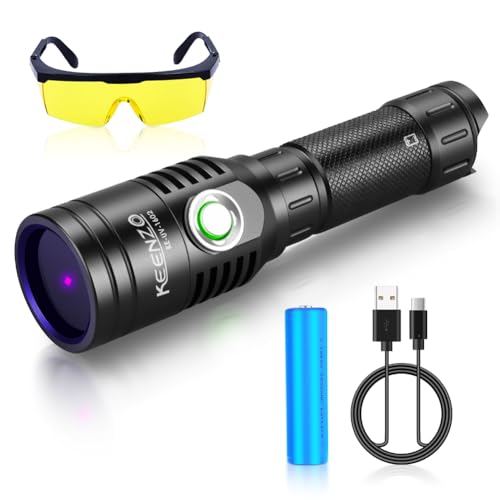 KEENZO UniqueFire 1602 Mini lampe de poche UV professionnelle (UV 365)