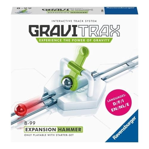 Ravensburger Gravitrax Hammer Accessory - Innovative Marble Run & STEM Toy | Boosts Kinetic Learning | Perfect for Kids Age 8 & Up | 2019 Toy of The Year Finalist Supplement