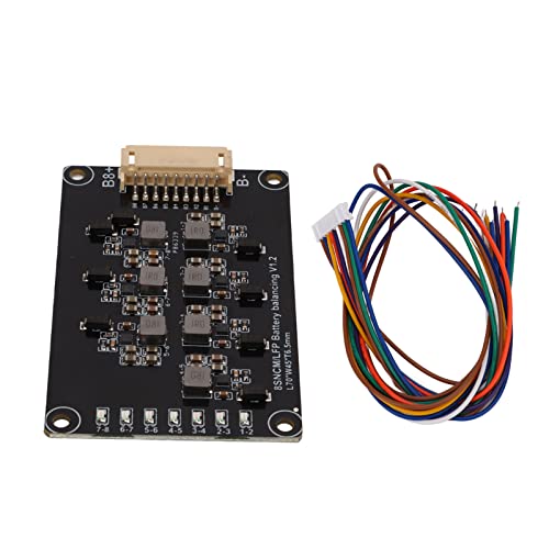 Balancero activo para baterías de litio FTVOGUE 8S, módulo PCB con transferencia inductiva de energía, 1,2 A, rango de 2,0 V a 4,5 V, bajo consumo, 1 unidad miniatura 2