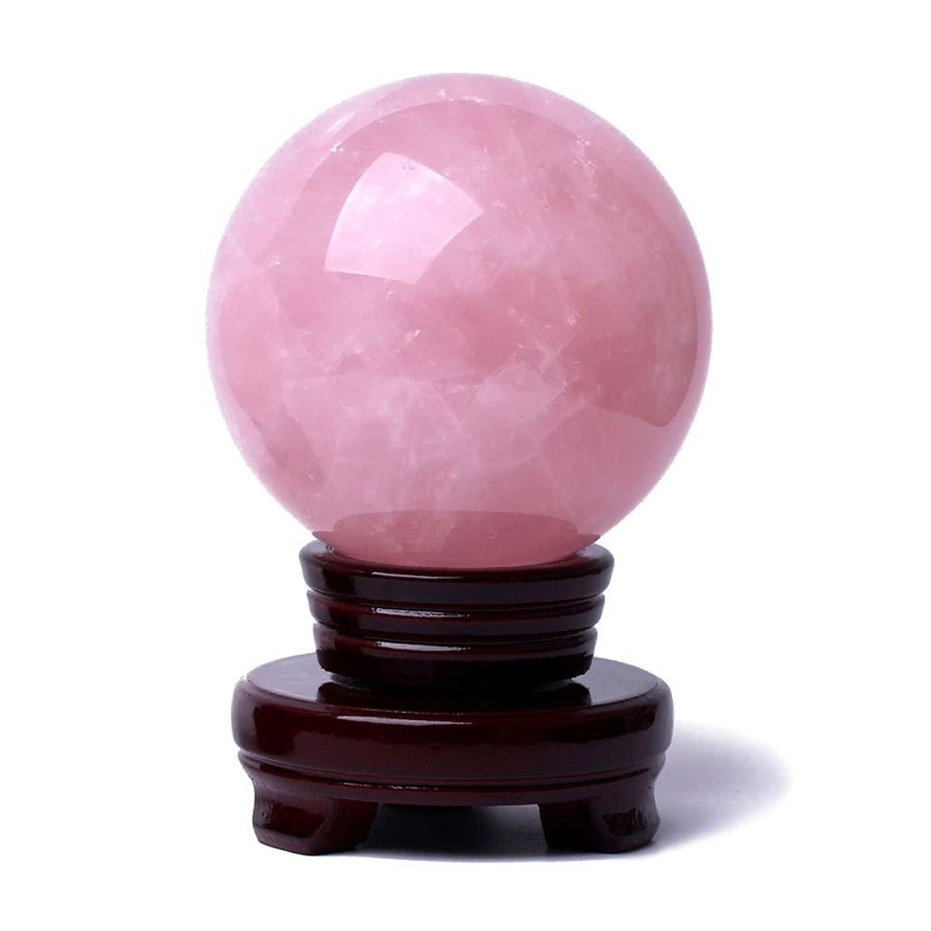 Fengshui Ball Exquisito polvo natural en bruto Adornos de bolas de cristal Adornos de escritorio Oficina Sala de estar Feng Shui Decoraciones for el hogar Cristales y piedras preciosas decoración de l