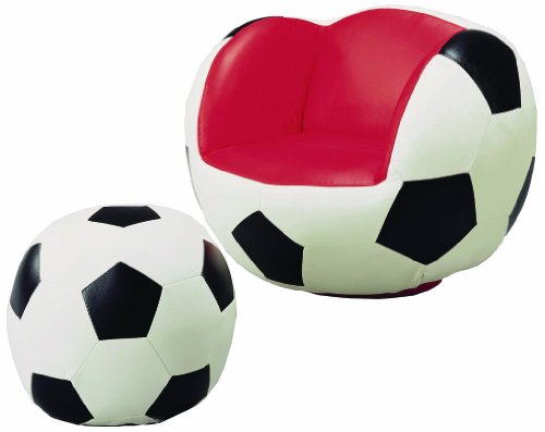 Crown Mark Soccer Chair/Ottoman