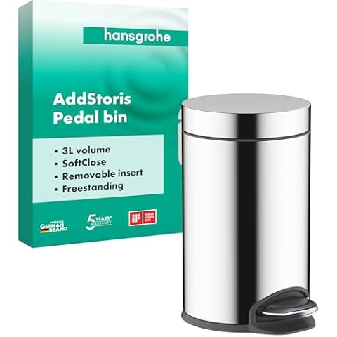 Poubelle à pédale hansgrohe 41775000 Cover