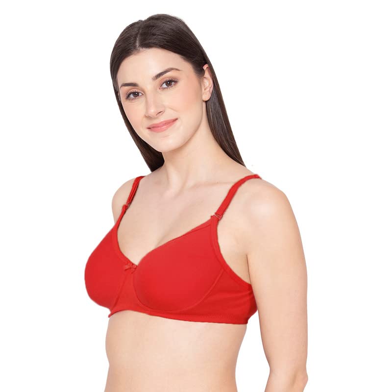 Image of Groversons Paris Beauty Women's Padded, Non-Wired, Seamless T-Shirt Bra (BR190)