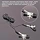Elektrostimulation Nippelklemmen Elektro-Schock-Spielzeug für Brust und Flirten Einstellbar Nippelklemme Sex Toys Bondage Set Nippel Stimulation SM Fetisch Sexspielzeug Für Frauen Männer