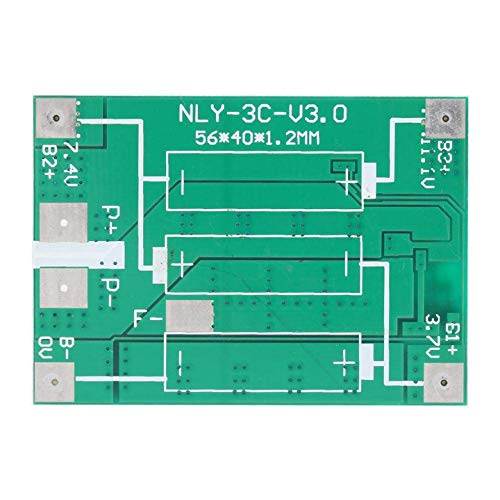 Miniatura 4 de DAOKI 2 unids placa de protección PCB 40A 3S Li-ion cargador de batería de litio PCB BMS placa de protección con equilibrio de carga para 40A motor