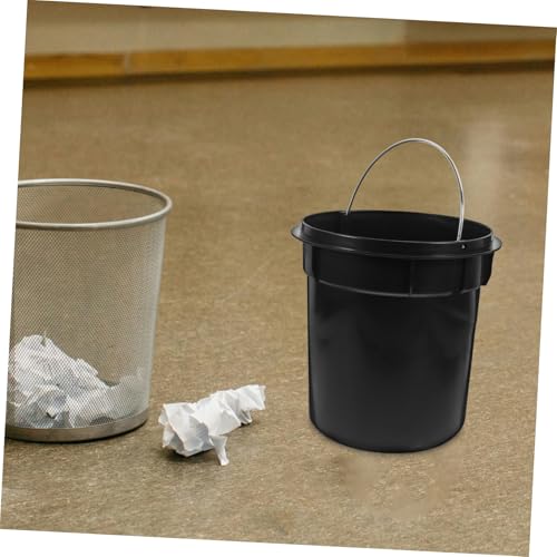 Funda para bote de basura industrial Alipis rectangular negra miniatura 4