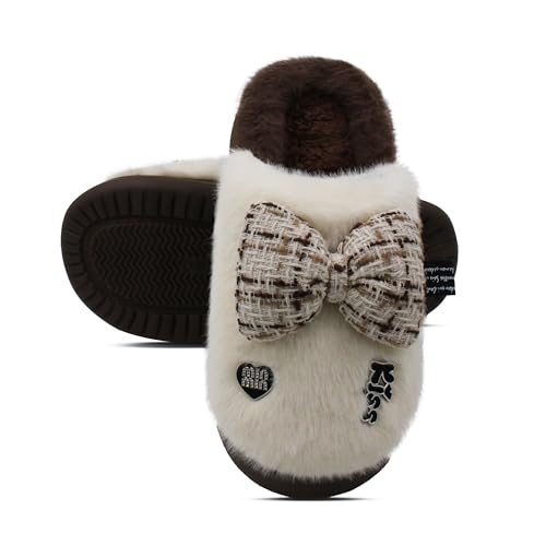 Image of VRITRAZ Women's Comfort Slip On Closed Toe Warm Winter with Cute Design print House Clog Indoor Slipper