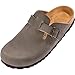 Produktbild Palado Clogs Herren Kiel - bequeme Hausschuhe für Männer - elegante Sandalen mit weichem Fussbett Taupe UK9,5 - EU43