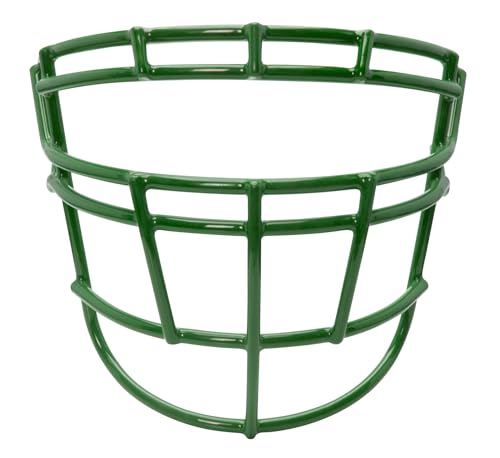 Schutt Vengeance Varsity Facemask for Vengeance Pro LTD Football Helmets, V-RJOP-DW-TRAD-NB Facemask, Kelly Green, Titanium