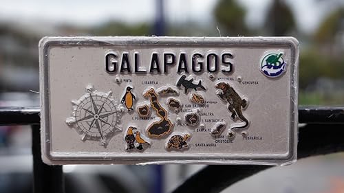 Mapa magnético mini Islas Galápagos decorativo miniatura 1