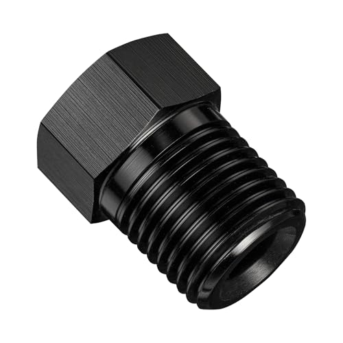 EVIL ENERGY 1/8' NPT Plug Male Hex Head Fitting Adapter Aluminum Black