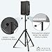 NiuNyuNeu Pair of Speaker Tripod Stands Height Adjustable from 43.7'' to 70.8'' PA DJ Party Tripod Speaker Stand 35mm Compatible Insert