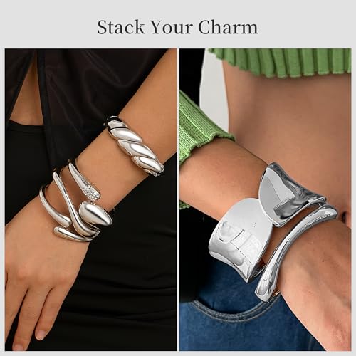 Save $3 on PEALICIOUS 2Pcs Chunky Bracelet Set for Women - Image 5