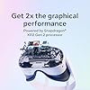 Meta Quest 3S 128GB | VR Headset Thirty-Three Percent More Memory 2X Graphical Processing Power Virtual Reality Without Wires Access to 40+ Games with a 3-Month Trial of Meta Horizon+ Included