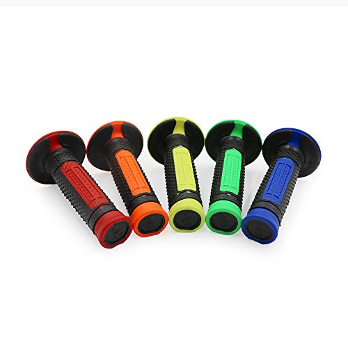 COPART 7/8" Hand Grips Throttle Bar Grips for Motorcycle ATV Dirt Pit Bike Motocross Handlebar Grip for Kawasaki KX65 KX85 KX125 KX250 KX250F (Orange)