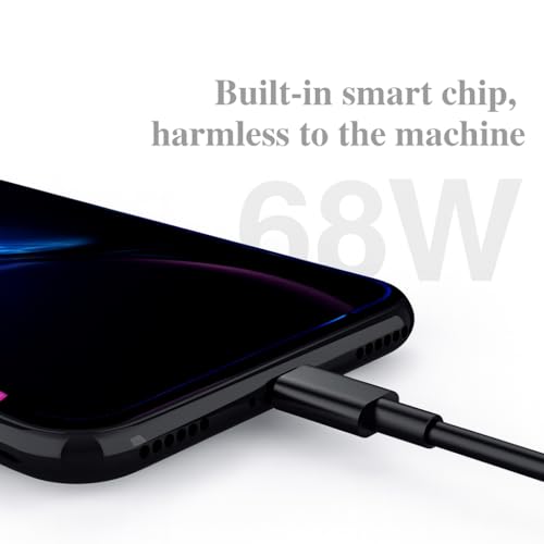 Image of Motorola Original 68W Fast Charging Type-C Cable Compatible with Moto G32, G42, G52, G72, G82, G84, G100, G200, Edge 20, Edge 30, Edge 40, Edge 50 & All Type-C Motorola Phones