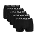 Produktbild FILA FU5004/5 Herren Boxershorts, XXL, Schwarz, 5 Stück