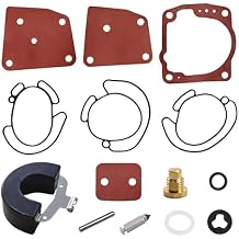 438996 Carburetor Rebuild Kit for Johnson Evinrude OMC V4 V6 90 105 115 150 175 HP Outboard Motors 435442 436852 18-7247