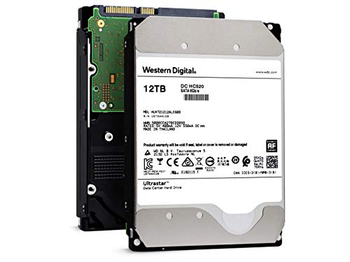 Image of HGST WD Ultrastar DC HC520 12TB SATA 6Gb /s 3.5-Inch Data Center Hard Drive - HUH721212ALE600 (Renewed)