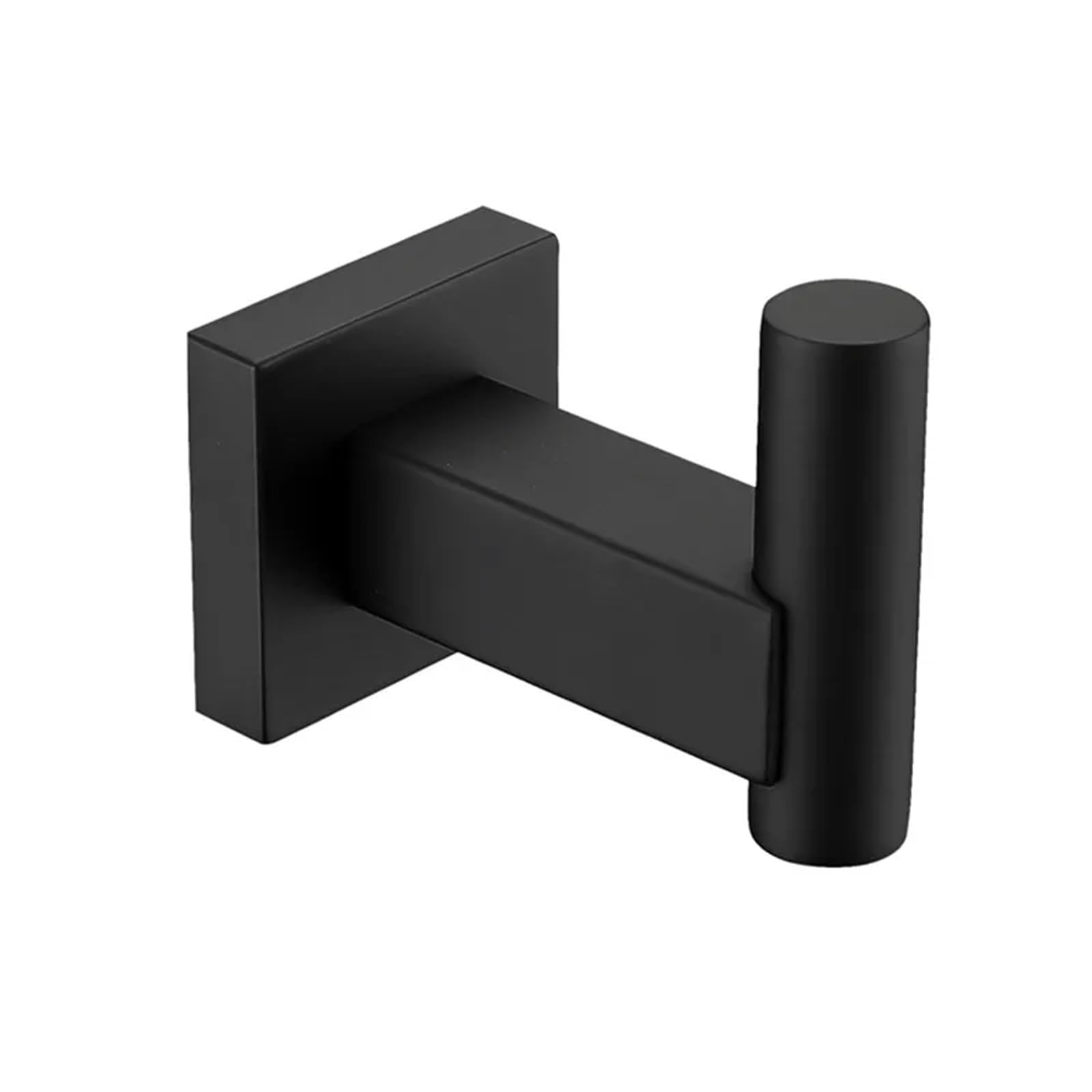 3PCS Gebürstet Edelstahl Mantel Haken Einzel Handtuch Robe Kleidung Wand Montiert for Bad Für Badezimmer(Black)