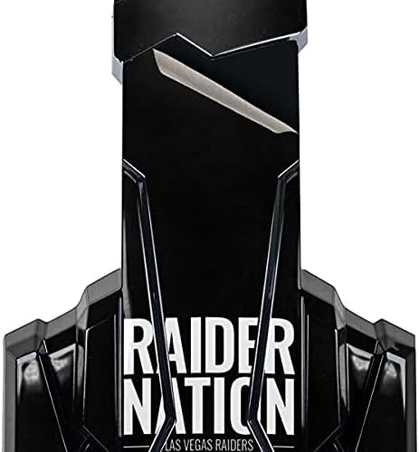 Skinit Decal Skin Compatible with BENGOO G9000 Gaming Headset - Officially Licensed NFL Las Vegas Raiders Team Motto Design
