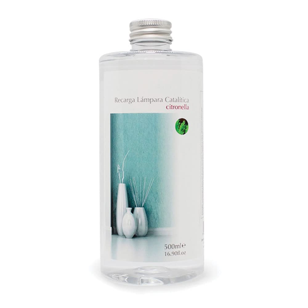 Fragancia para Lámpara Catalítica Aroma Citronela (500ml) - Elimina malos olores e impurezas, perfuma y limpia. Compatible con todas las lámparas catalíticas.