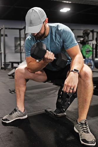Image of Gym Baseball Hats for Men by King & Fifth | Baseball Hat with Low Profile & Stylish Fabric + Workout Hat + Baseball Caps