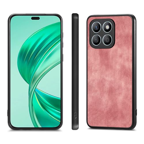 Rfvzubemok Compatible with Vivo V25 5G Case,Compatible with Vivo V25 5G V2202 (PU+TPU) Lens Protection Phone Cover Pink
