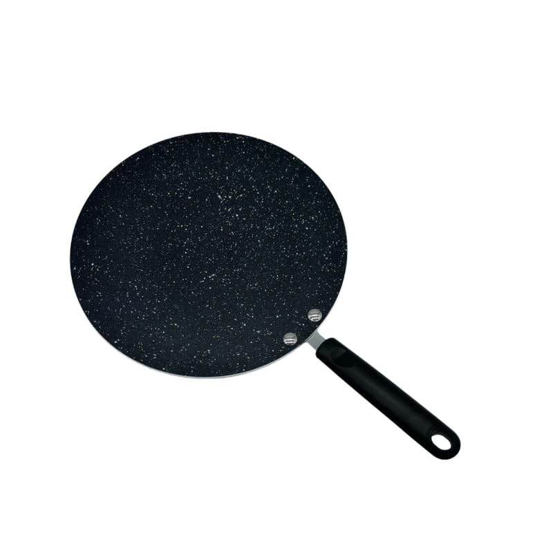 Bargain HouseFlat Non-Stick Marble Coating Roti Dosa Tawa Pancake Maker Crepe Pan Premium Quality (32cm)