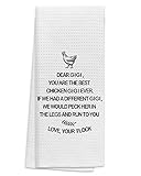 TUNW Best Chicken Gigi Ever Funny Best Grandma Soft and Absorbent Kitchen Towels Dishcloth,Farmhouse