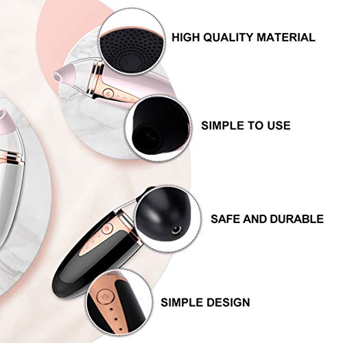 Beaupretty Removedor de cravos elétrico de poros, à vácuo para acne facial, aparelho de limpeza faci