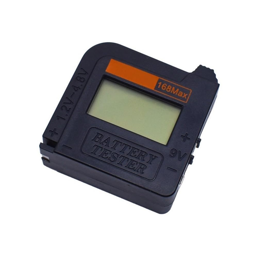 Xnuiasqe Black Digital Lithium Battery Capacity Tester 18650 Batteries Tester 1.2V-4.8V/9V For Aaa Aa Button Cell Universal Test