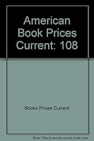 American Book Prices Current 3776208023 Book Cover