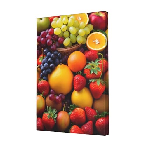 Affiche décorative en toile de fruits frais 45 x 30 cm tableau mural moderne pour salon