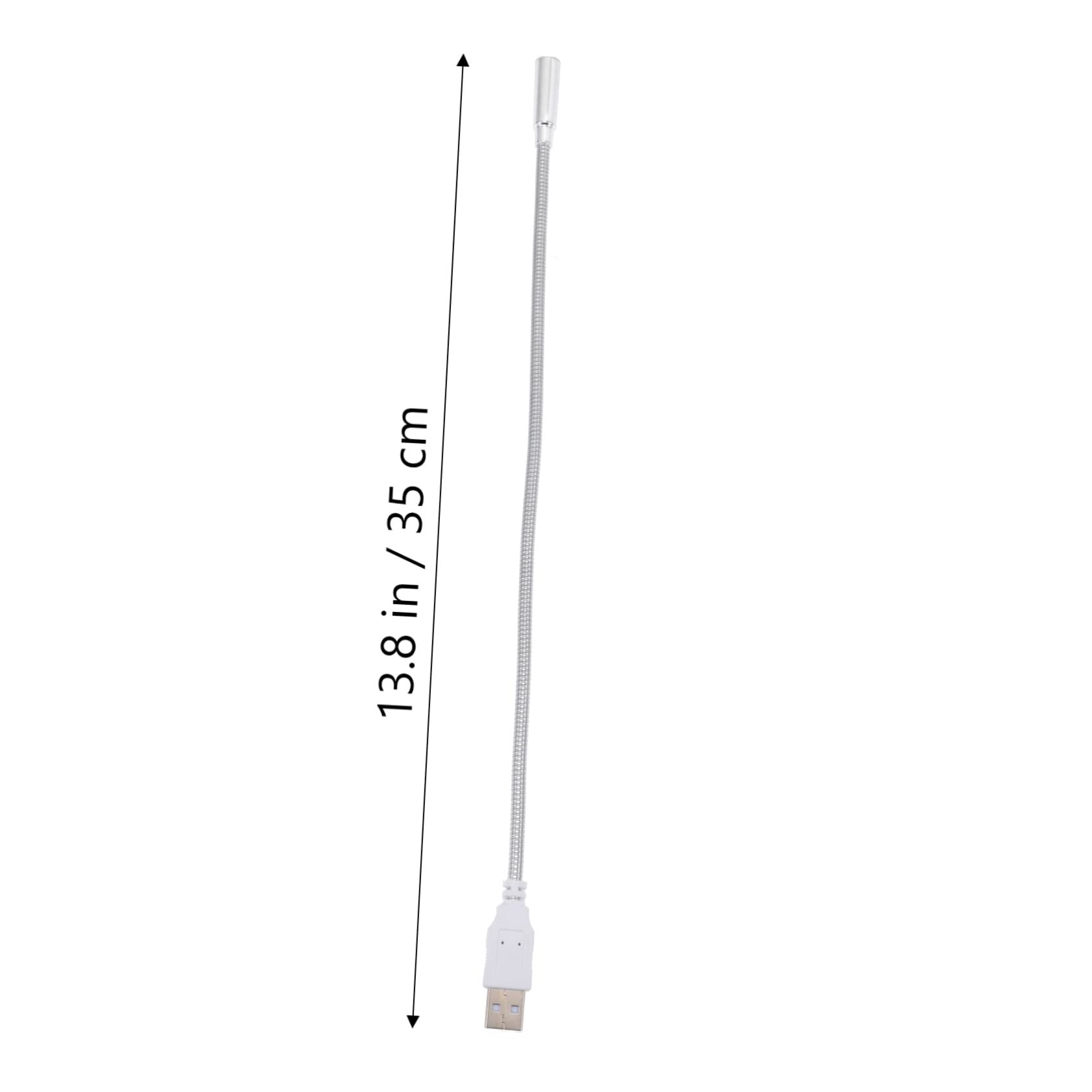 POPETPOP 4pcs USB Powered Flexible Keyboard Light Led Night Lamp Neck for Reading for Home Office and Study Use Eye-Caring and Portable Design